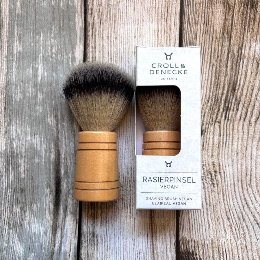 vegan shaving brush from pure nuff stuff